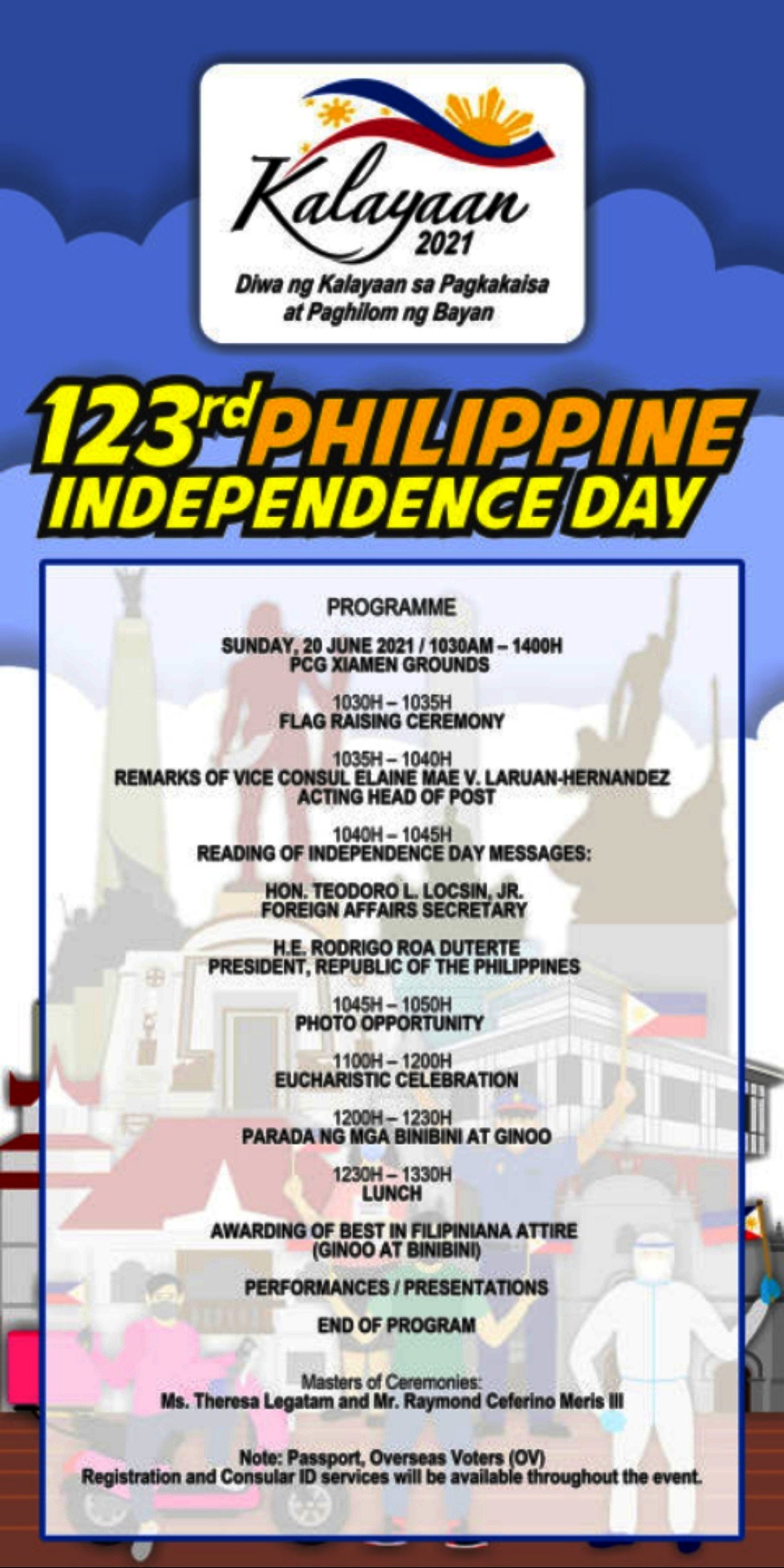 Independence Day Program Banner English